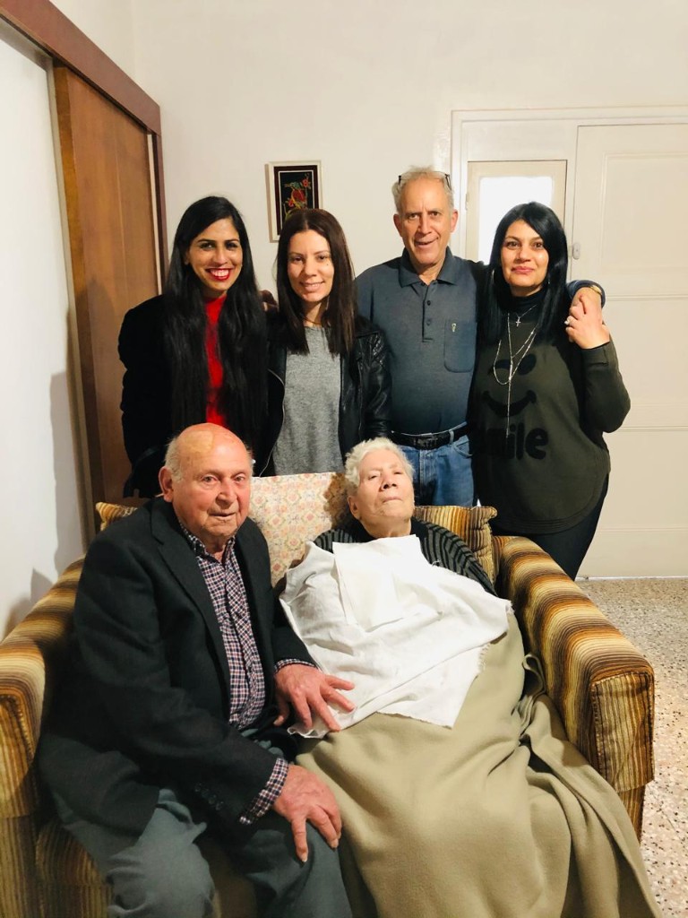 Patient care visit with families and seniors in the community